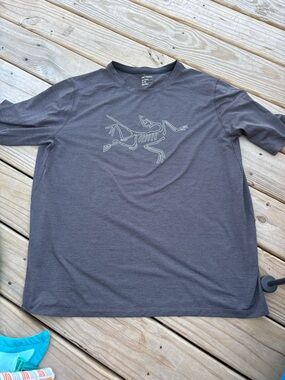 Arc'teryx Men's Cormac logo shirt ss XXL graphic tee gorpcore